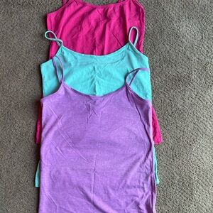 Stylish Women's Camisole Set - Pink, Teal, and Purple